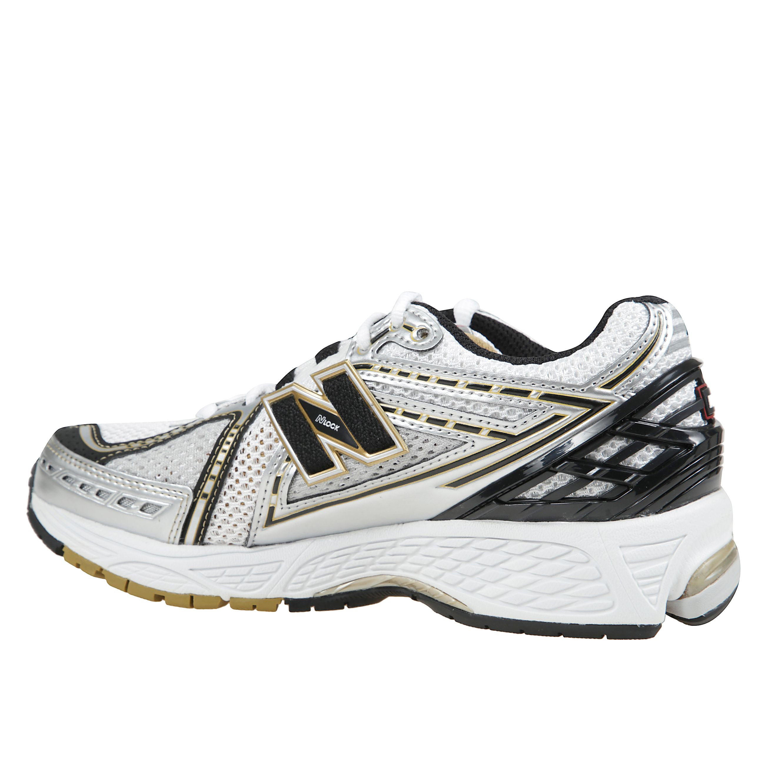 Sneakers new balance modello 1906 realizzate in mesh con inserti in ecopelle, allacciatura frontale, suola n-ergy , intersuola con tecnologia abzorb sns, stability web per un maggiore supporto nell'arcata plantare e logo n laterale.