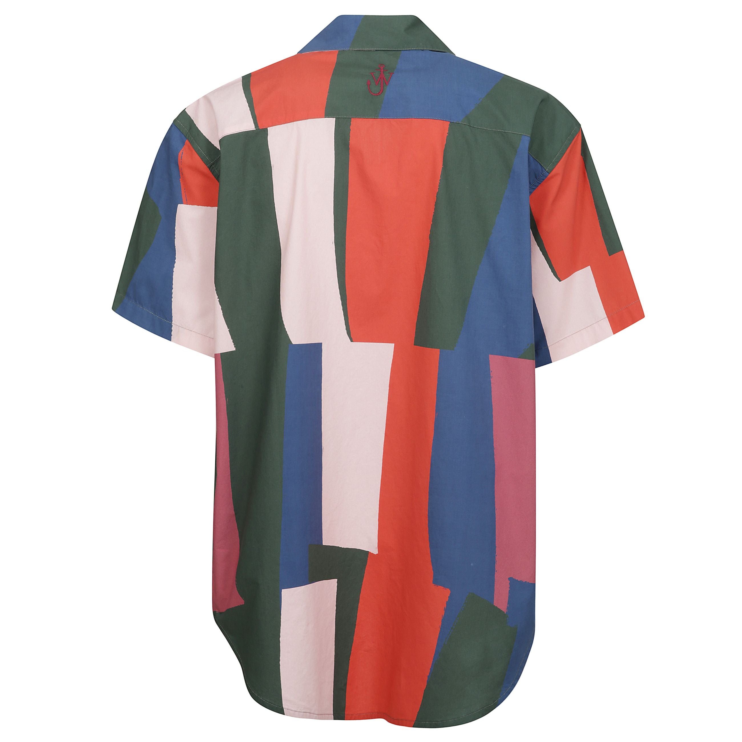 Scopri la raffinatezza di jw anderson con questa elegante camicia a maniche corte. il suo design stampato aggiunge un tocco moderno e distintivo, perfetto per quei giorni in cui vuoi distinguerti. combinando stile contemporaneo con una vestibilitÃ  regola