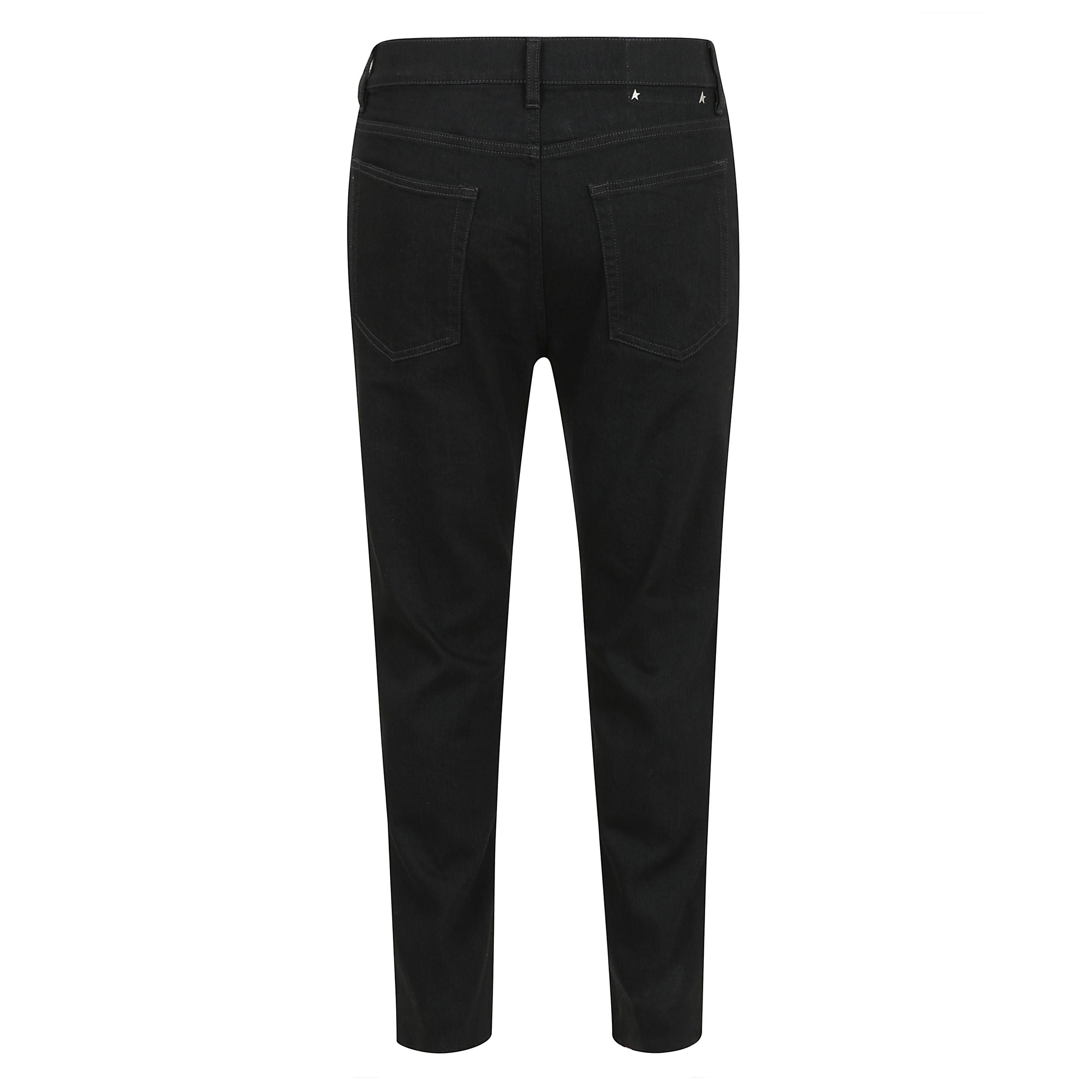 Jeans skinny con doppia stellina oro sul retro