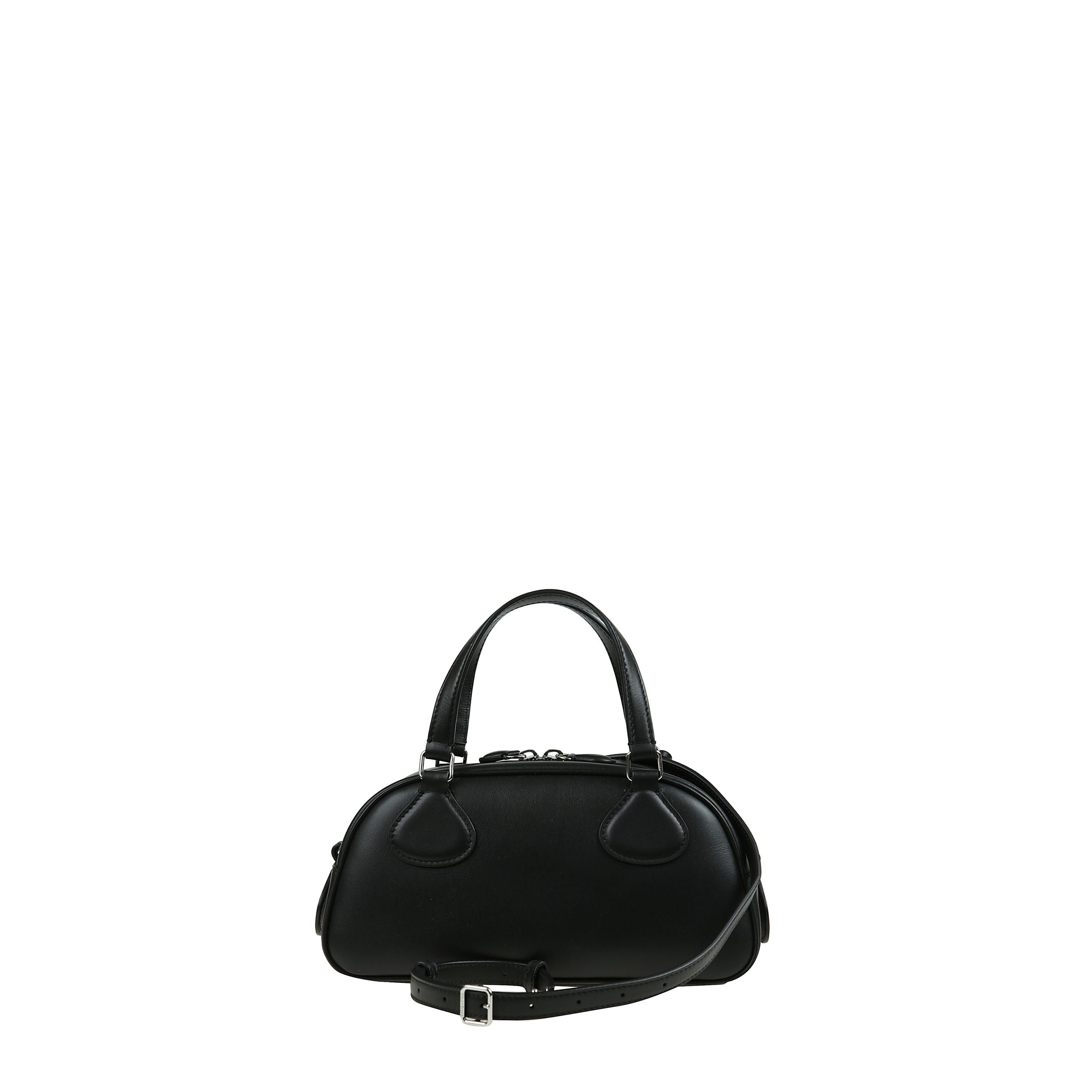 Borsa friday bowling a tracolla regolabile e rimovibile con chiusura a doppio cursore zip.