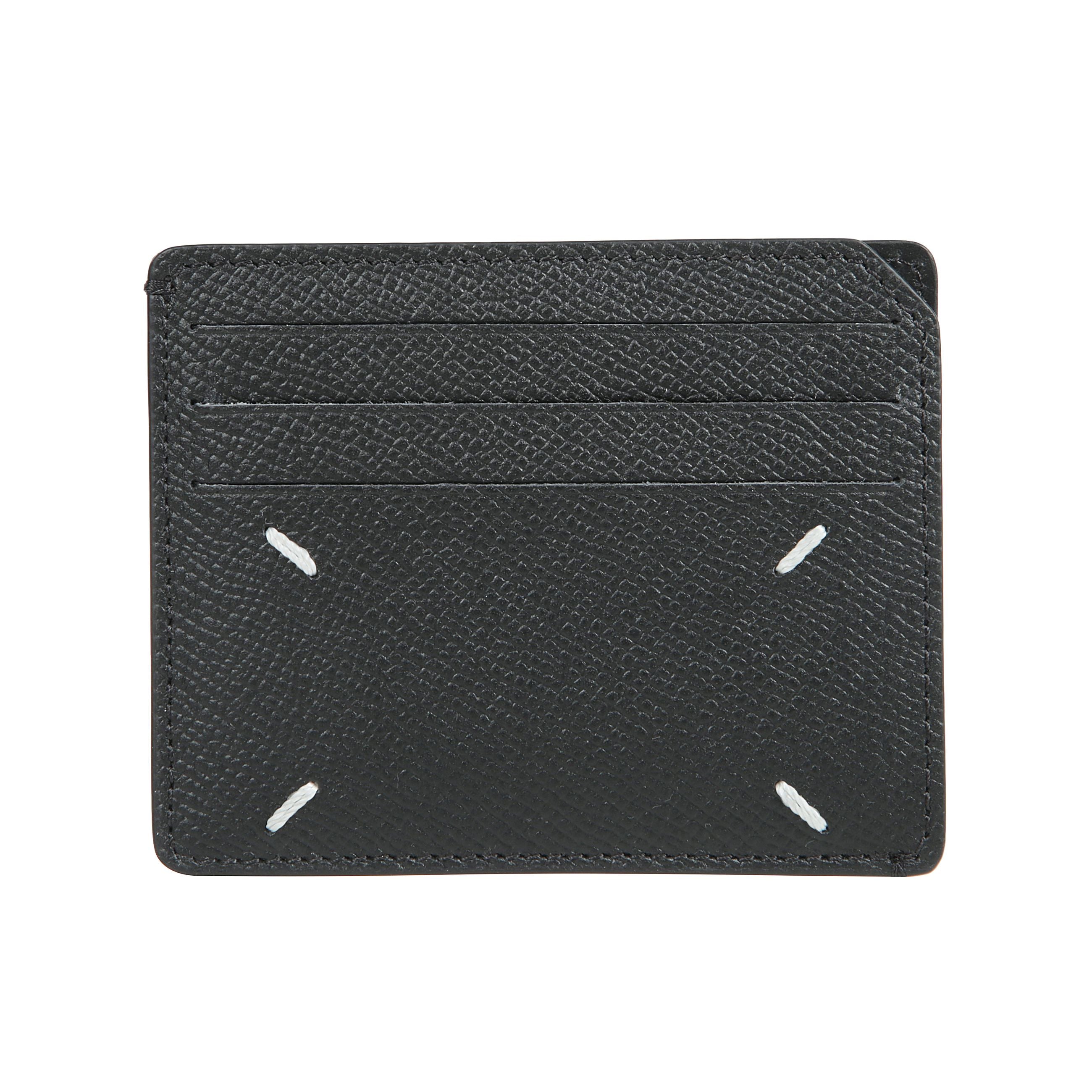Portacarte piccolo con 4 punti di cucitura.