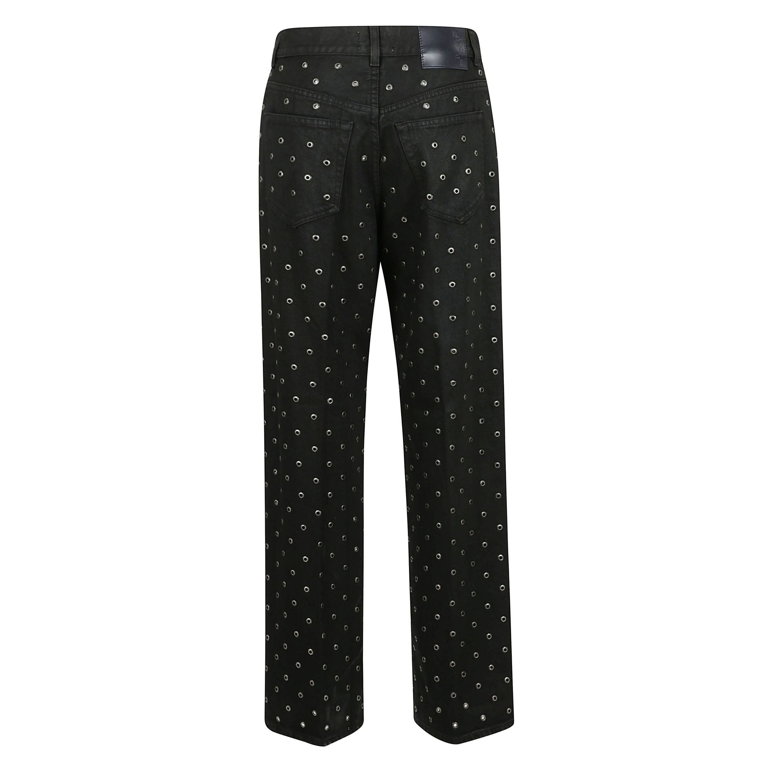 Jeans bonnie con borchie