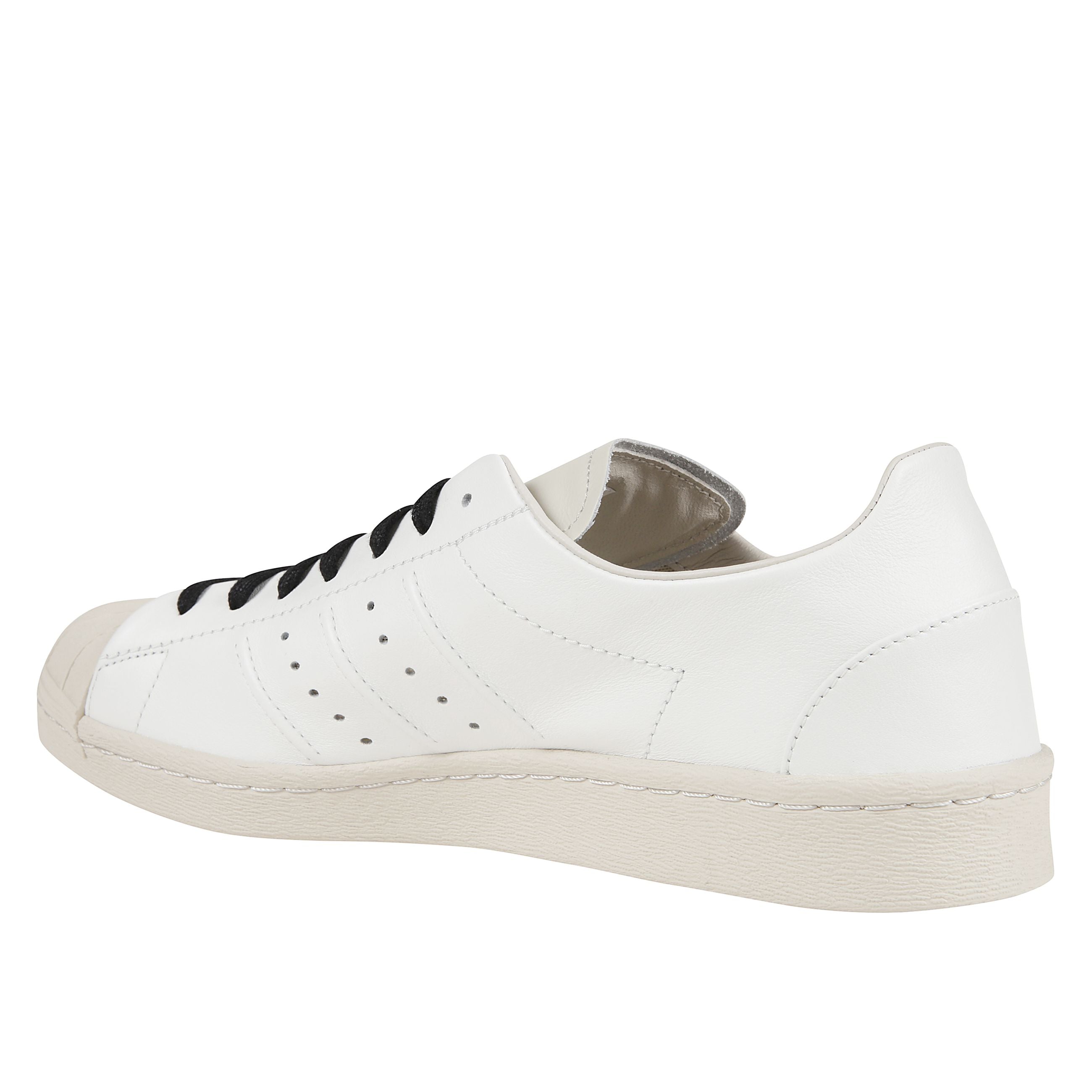 Sneakers superstar con chiusura frontale e dettaglio traforato