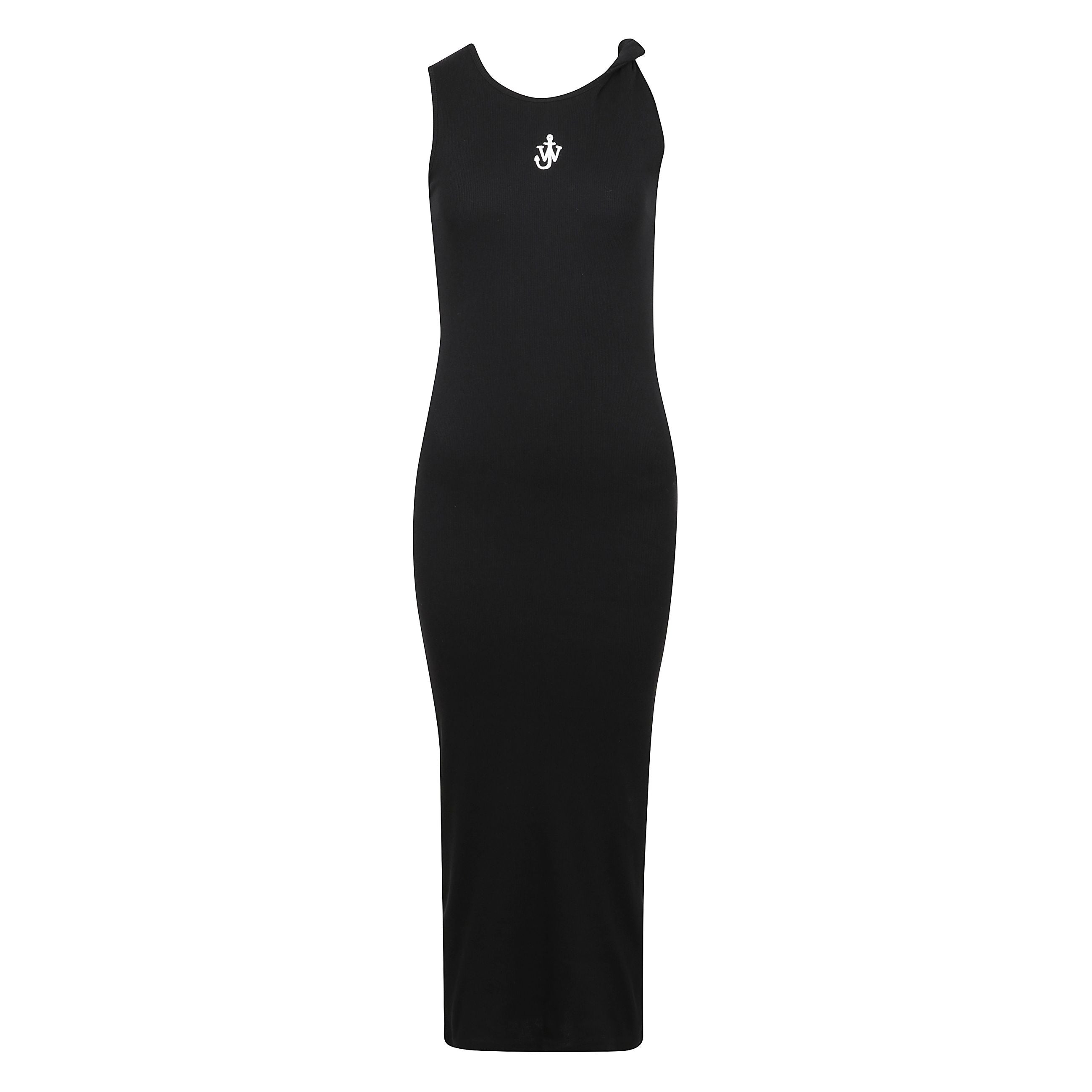 Con jw andersonâs biglietto da visita di un ancoraggio ricamato sul petto, questo twisted strap dress Ã¨ un'aggiunta raffinata al tuo guardaroba. caratterizzato da una scollatura a girocollo e cinghie racerback, questo abito maxi Ã¨ realizzato in morbid