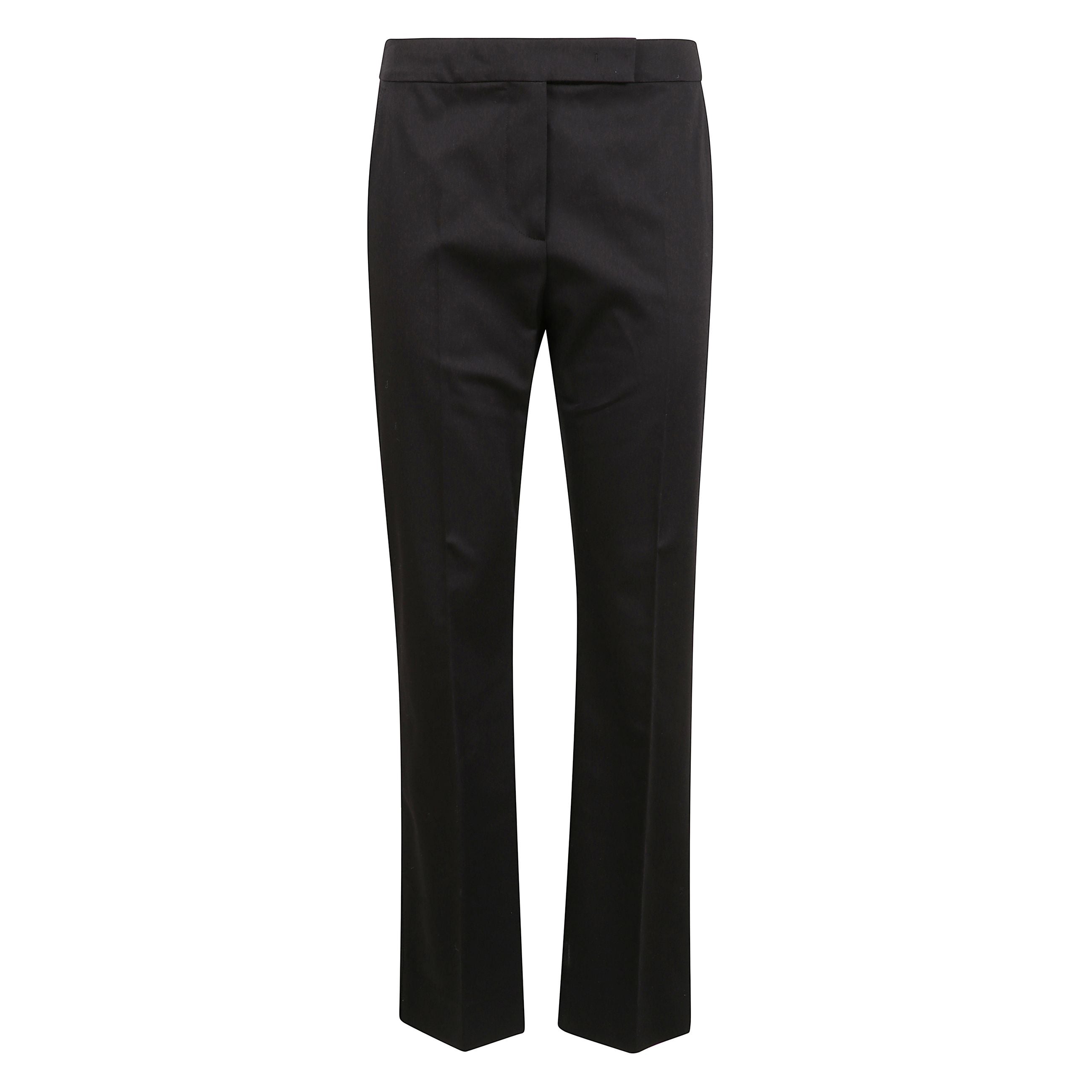 Pantalone lungo in cotone a vita media