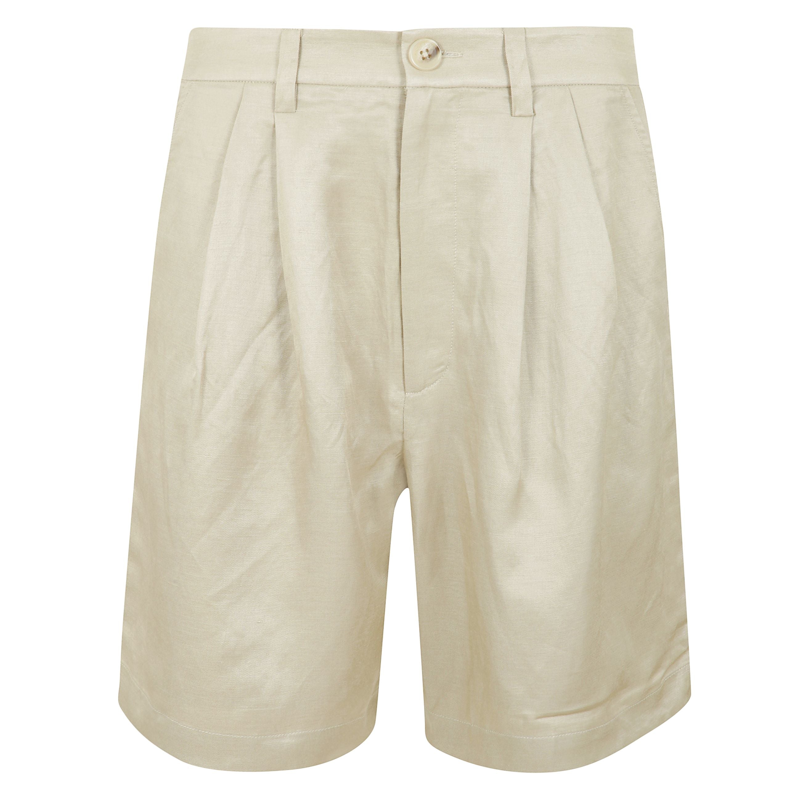 Shorts carrie, chiusura con patta nascosta e bottone
