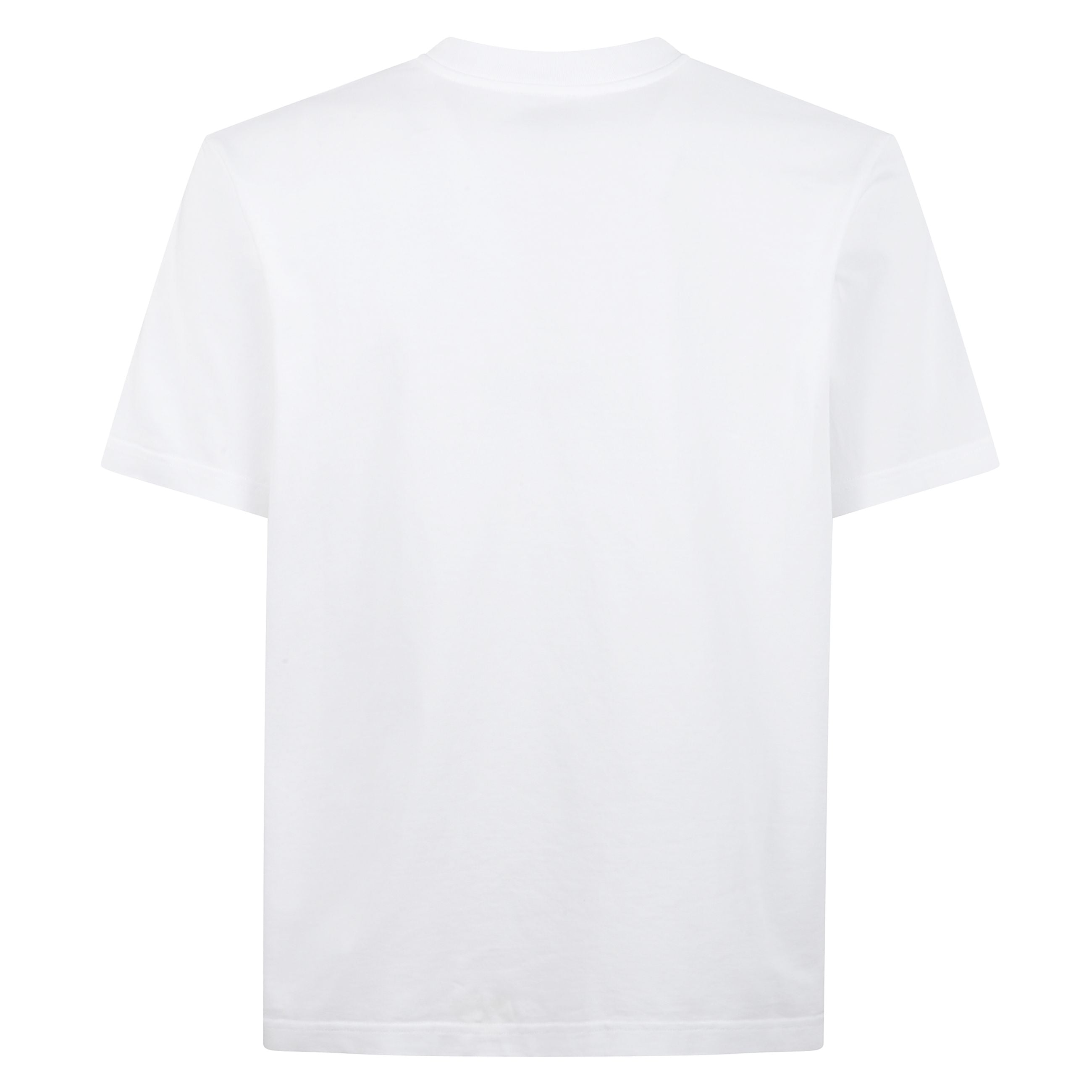 T-shirt casablanca in cotone, girocollo con stampa e logo.