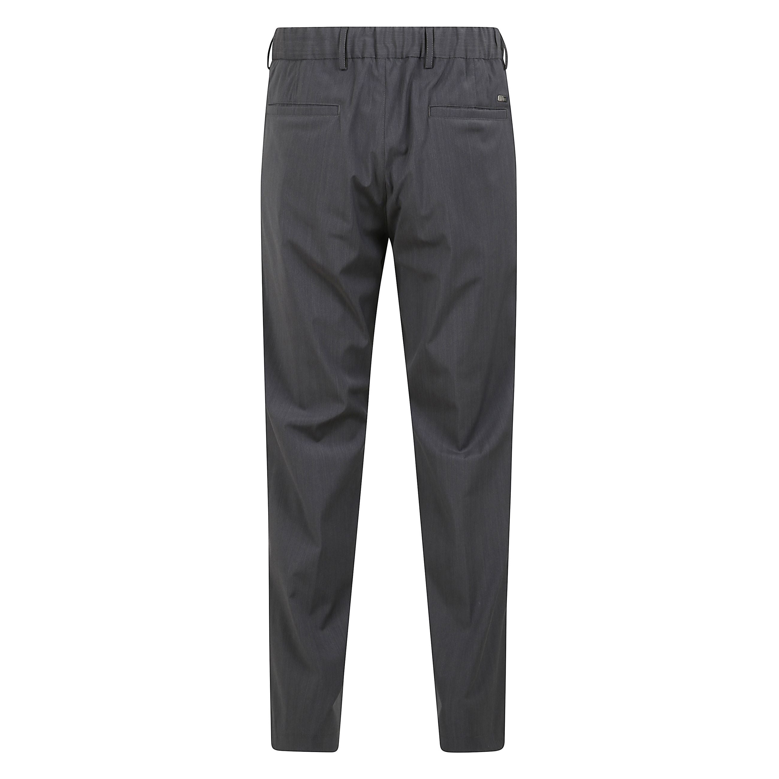 Pantaloni vestibilitÃ  slim con coulisse in vita e passanti