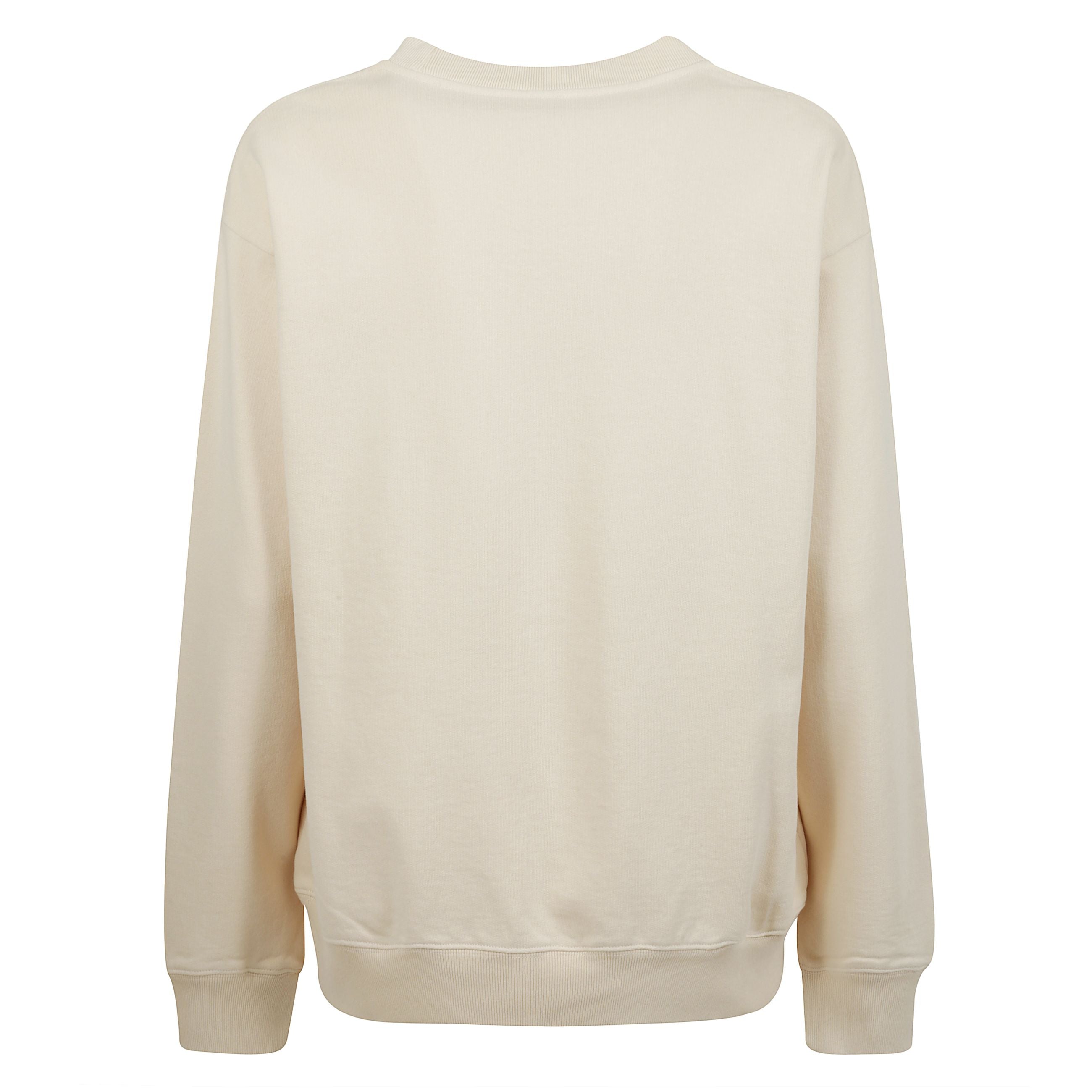 Sporty & rich felpa in cotone, con ricamo sul petto.